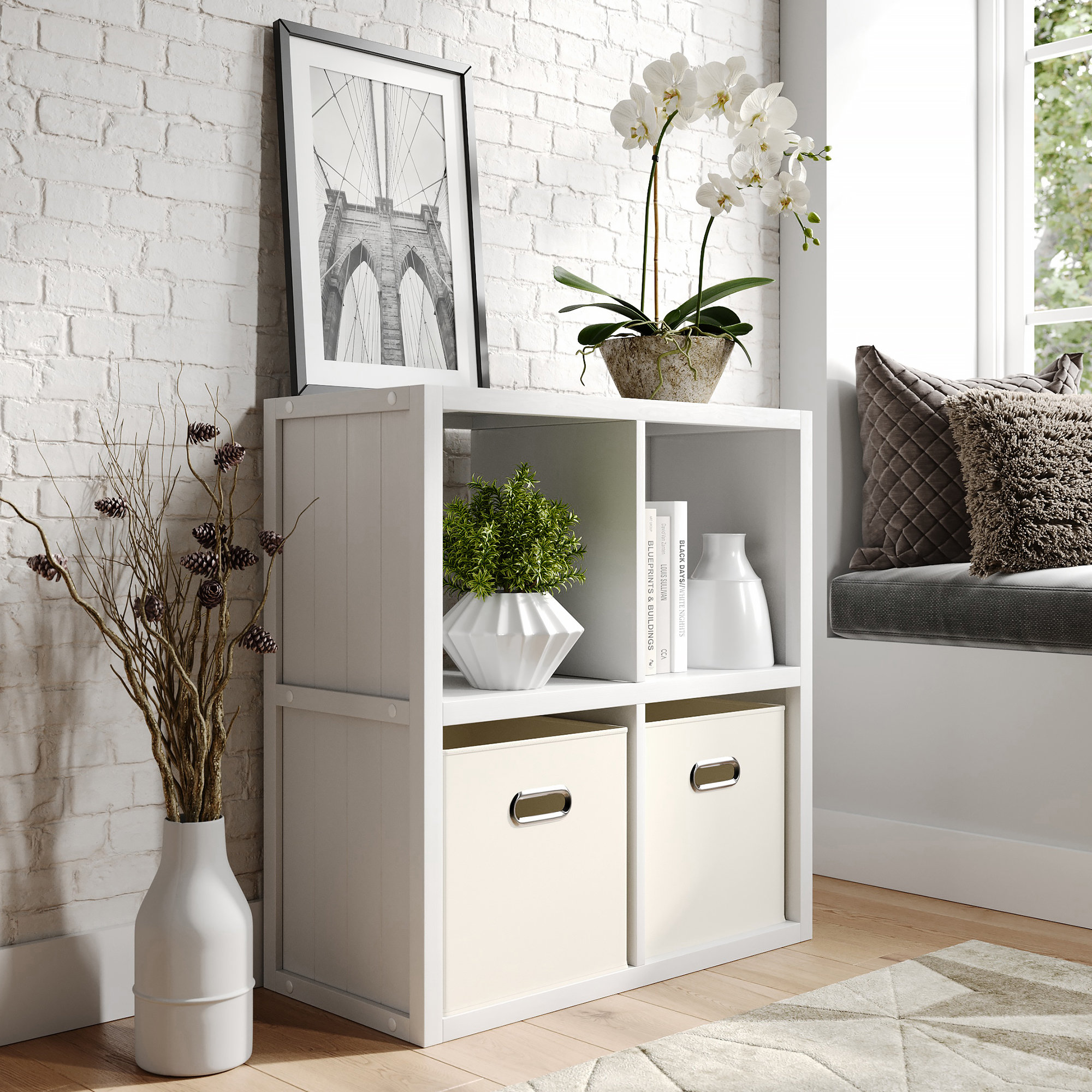 John Louis Home Solid Wood Cube Organizer & Reviews | Wayfair